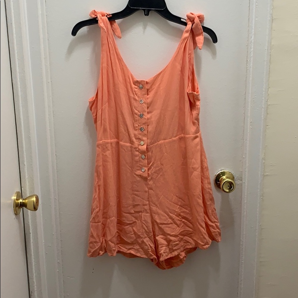 Peach romper
